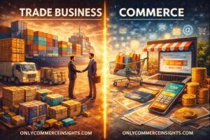 Difference Between Trade Business and Commerce