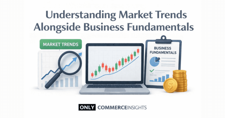 Market trends and business fundamentals illustration