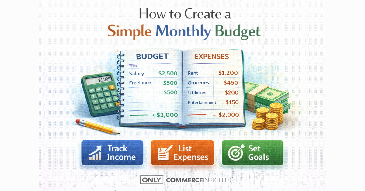 How to Create a Simple Monthly Budget
